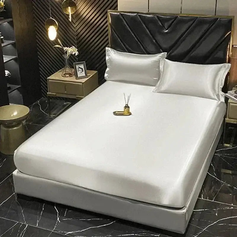 Luxurious yellow mulberry silk bedding set – bedroom duvet cover