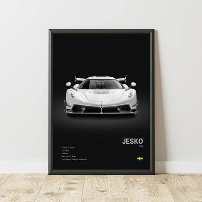DecorBites™ Luxury Cars Canvas Wall Art Print - Modern Home Decor