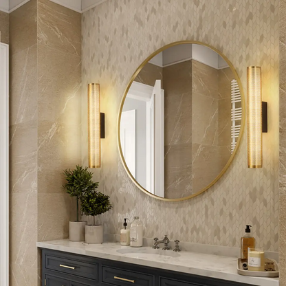 DecorBites™ Luxury Gold Vanity Wall Sconce