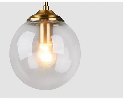 Luxury nordic led chandelier with amber and smoked glass dining room