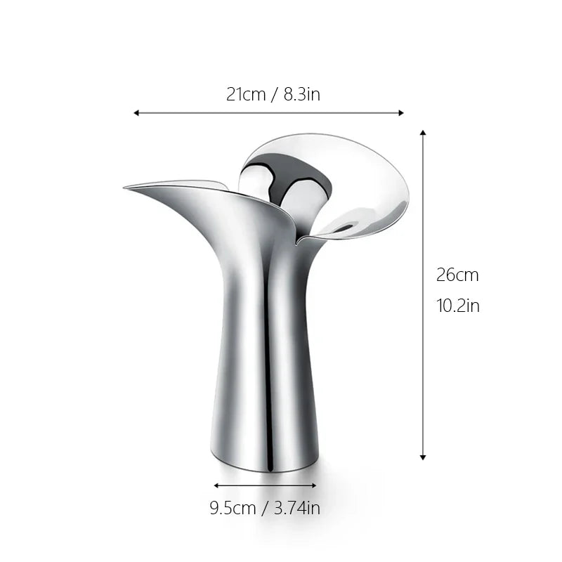 DecorBites™ Luxury Stainless Steel Vase for Home Decor