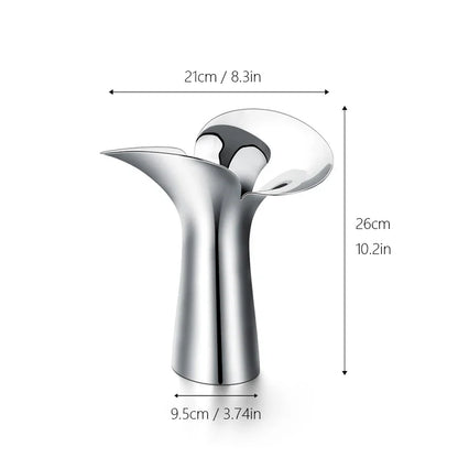 DecorBites™ Luxury Stainless Steel Vase for Home Decor