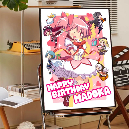 DecorBites™ Madoka Magica Anime Poster - High-Quality Wall Art