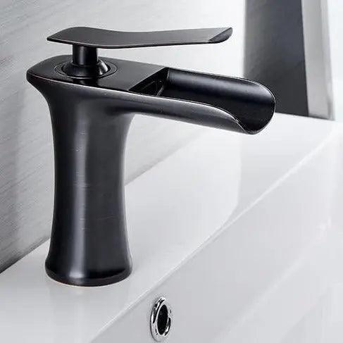 DecorBites™ Mai - Single Handle Gold Bathroom Faucet