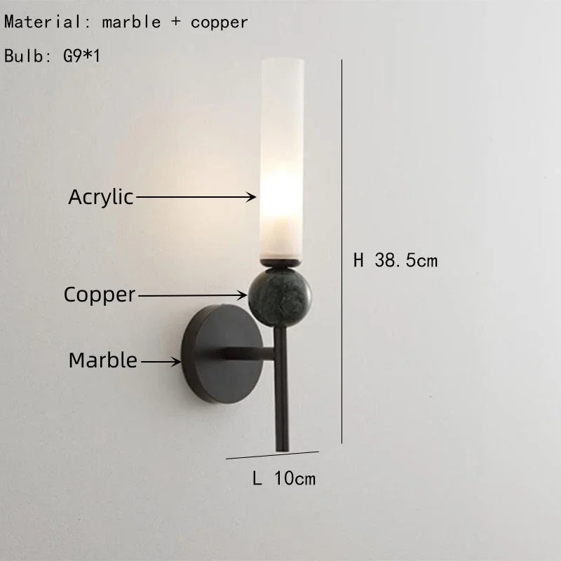 DecorBites™ Marble Sconce Wall Light