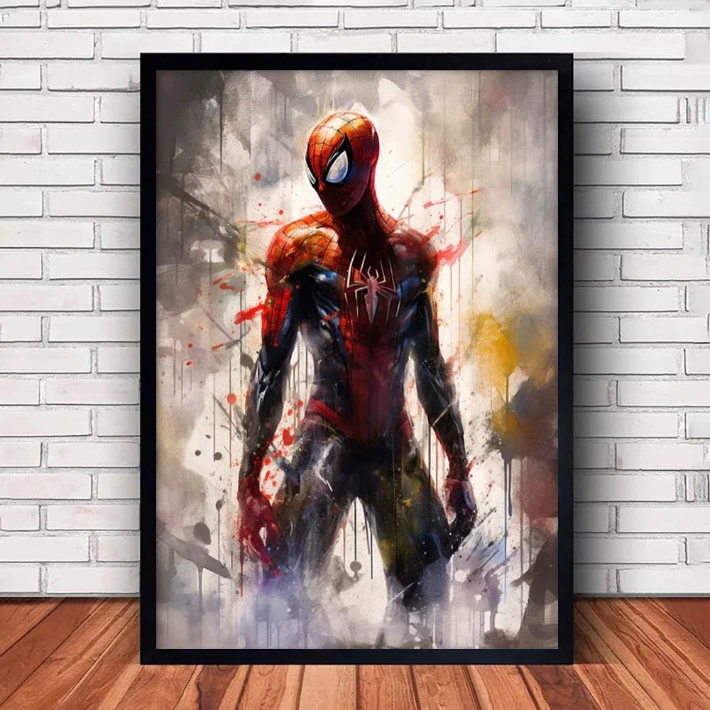 DecorBites™ Marvel Canvas Wall Art Print - Superhero Poster
