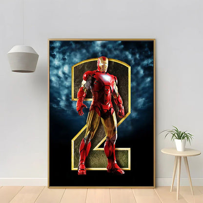 DecorBites™ Marvel Iron Man Home Decor Poster Canvas