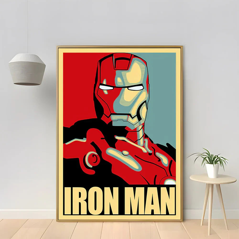 DecorBites™ Marvel Iron Man Home Decor Poster Canvas