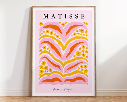 DecorBites™ Matisse Floral Prints- Abstract Flowers Canvas Exhibition