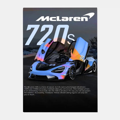 DecorBites™ Mclaren P1 GTR Luxury Poster for Home Decor
