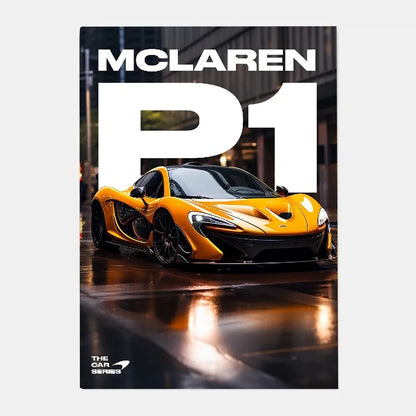 DecorBites™ Mclaren P1 GTR Luxury Poster for Home Decor