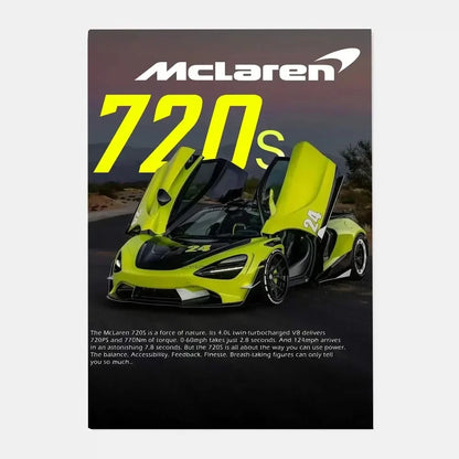DecorBites™ Mclaren P1 GTR Luxury Poster for Home Decor