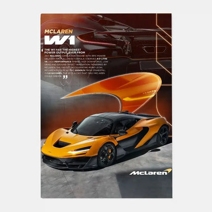 Luxury silver sports car gtr luxury poster living room wall art