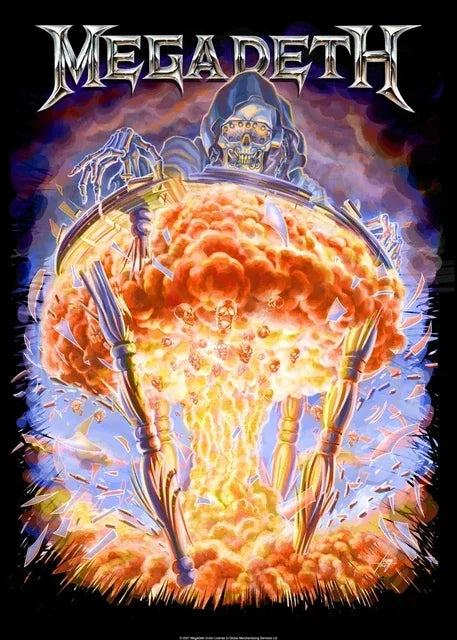 DecorBites™ Megadeth Canvas Poster: Rock Music Wall Art