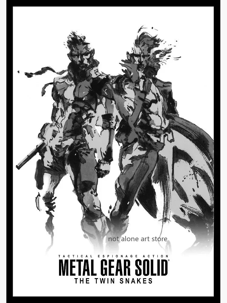 DecorBites™ Metal Gear Solid Art Poster - Canvas Print
