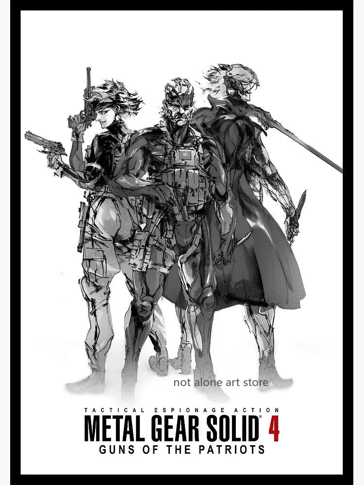 DecorBites™ Metal Gear Solid Art Poster - Canvas Print