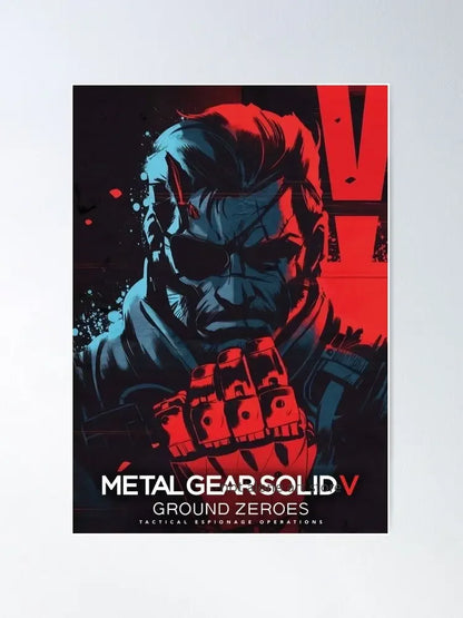 DecorBites™ Metal Gear Solid Art Poster - Canvas Print