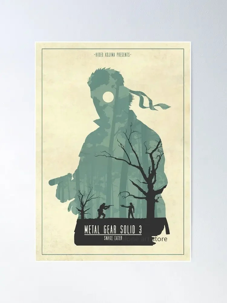 DecorBites™ Metal Gear Solid Art Poster - Canvas Print
