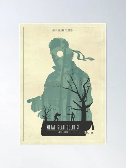 DecorBites™ Metal Gear Solid Art Poster - Canvas Print