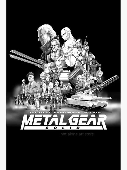 DecorBites™ Metal Gear Solid Art Poster - Canvas Print