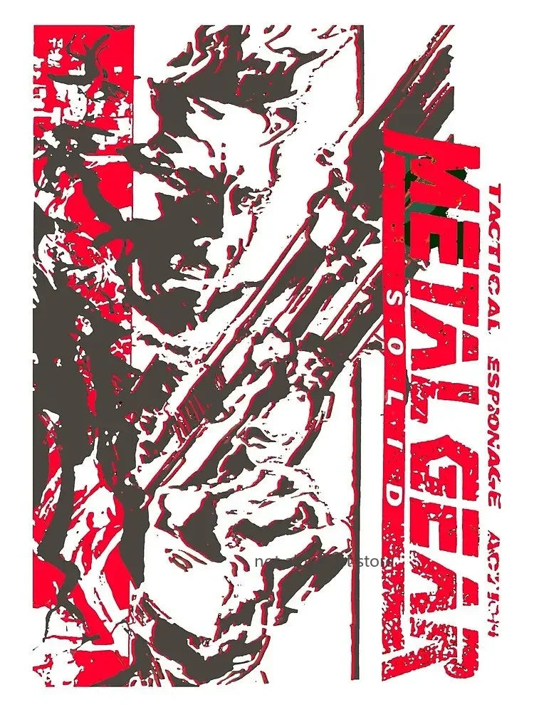 DecorBites™ Metal Gear Solid Art Poster - Canvas Print