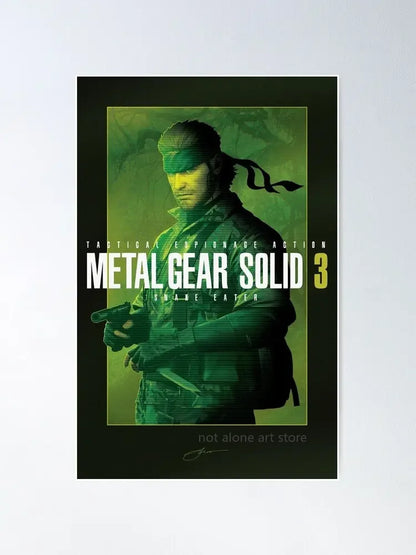 DecorBites™ Metal Gear Solid Art Poster - Canvas Print