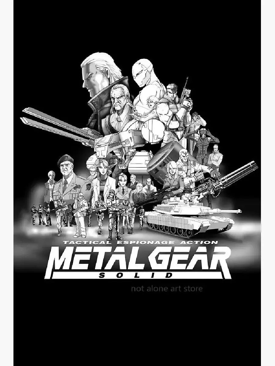 DecorBites™ Metal Gear Solid Art Poster - Canvas Print