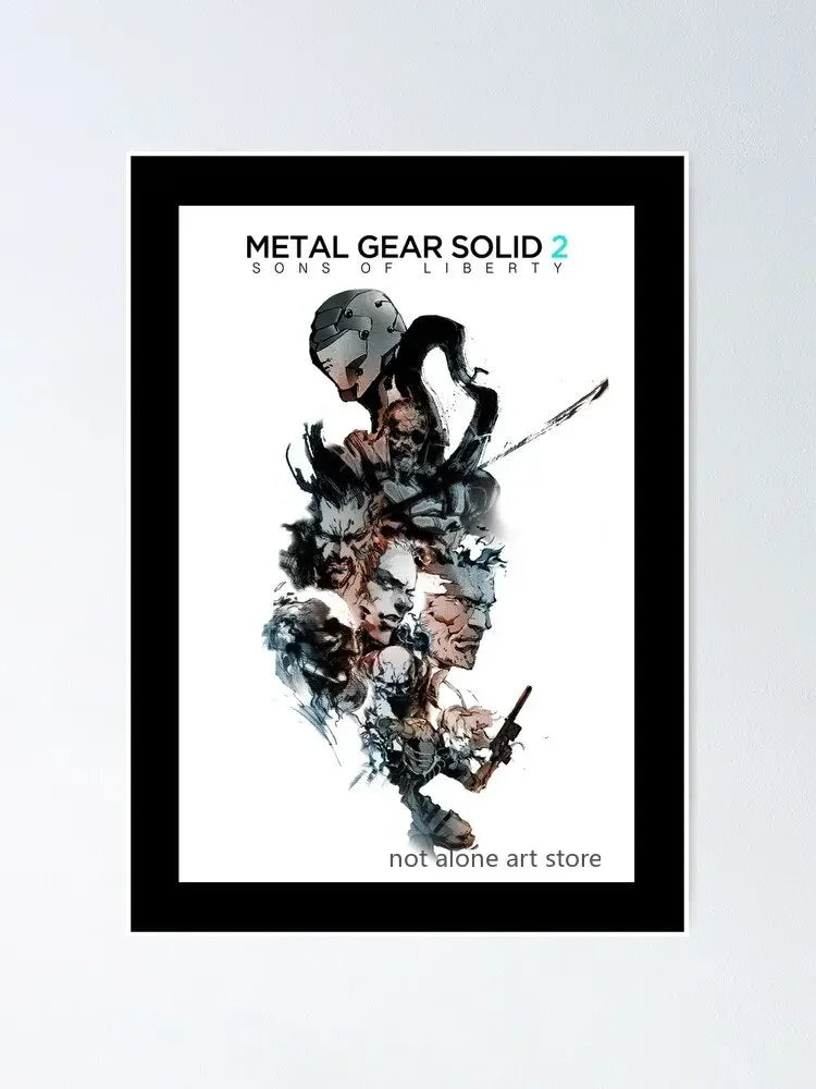 DecorBites™ Metal Gear Solid Art Poster - Canvas Print