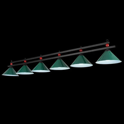 Industrial black metal hanging island light dining room billiard pendant