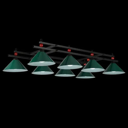 Industrial black metal hanging island light dining room billiard pendant