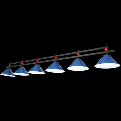 Industrial black metal hanging island light dining room billiard pendant