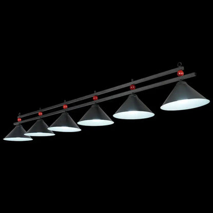 Industrial black metal hanging island light dining room billiard pendant