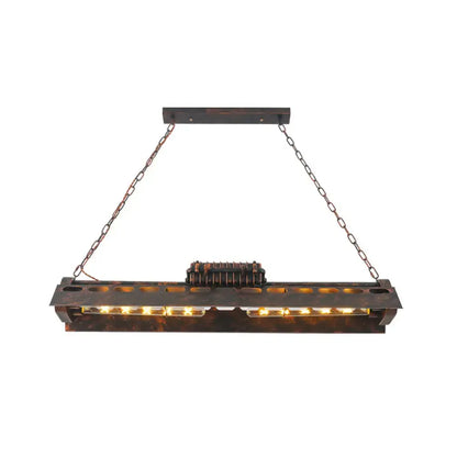 Industrial triangular metal island lighting fixture kitchen pendant
