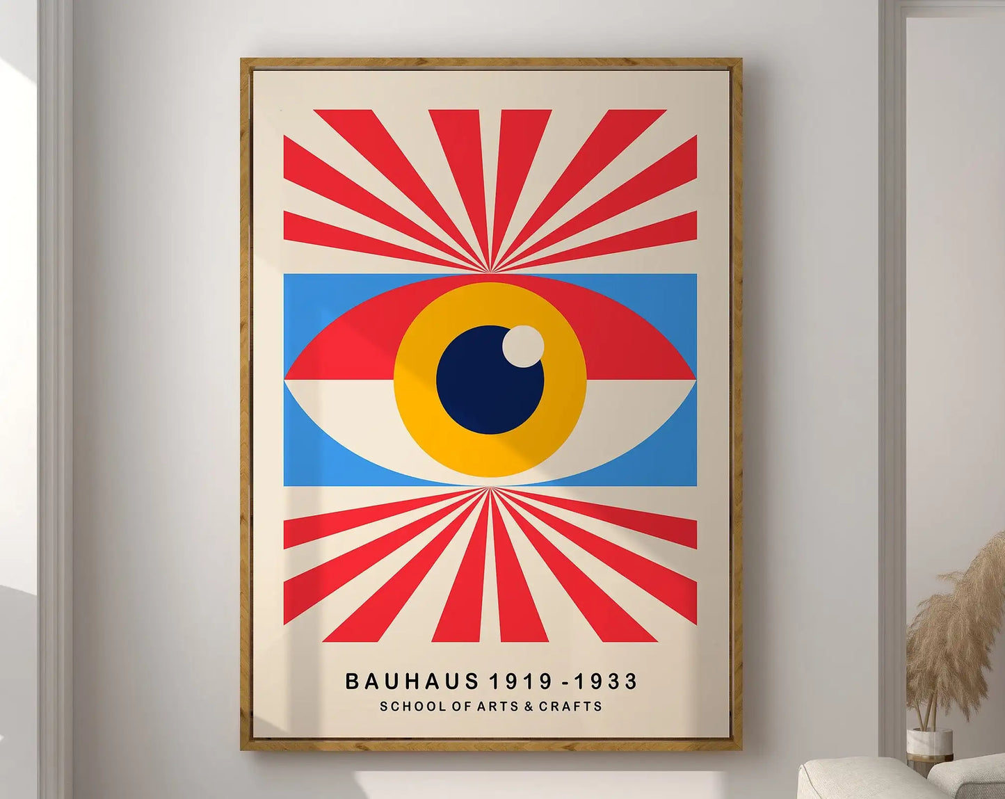 DecorBites™ Mid Century Geometric Canvas Wall Art