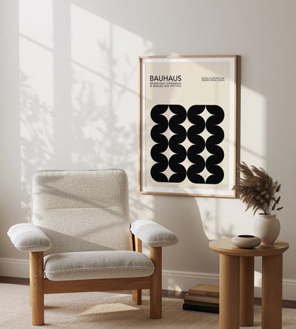DecorBites™ Mid Century Geometric Wall Art Canvas Print