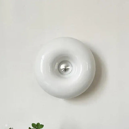 Bauhaus orange glass modern desk lamp bedroom decor