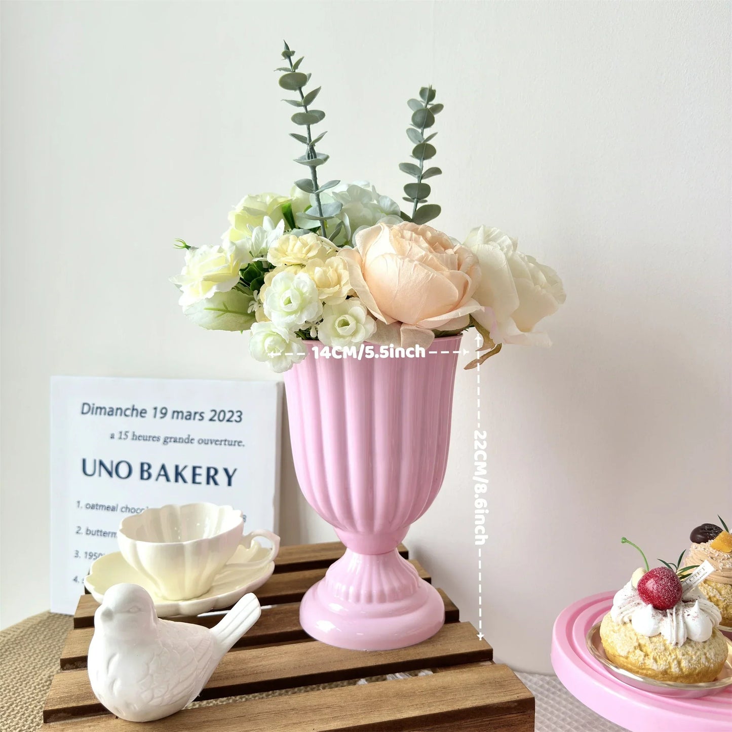 DecorBites™ Mini Flower Arrangement Vase for Home Decor