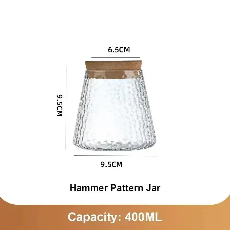 Mini nordic glass hydroponic planter with wood lid living room decor