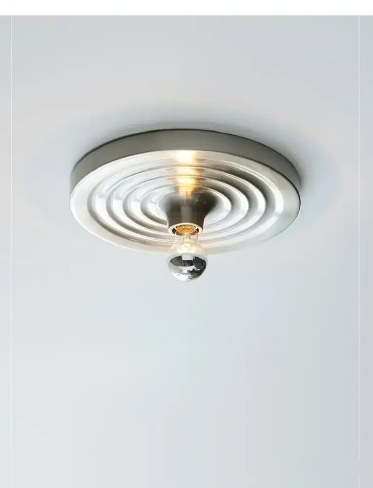 Modern brushed metallic bauhaus lamp bedroom wall light fixture
