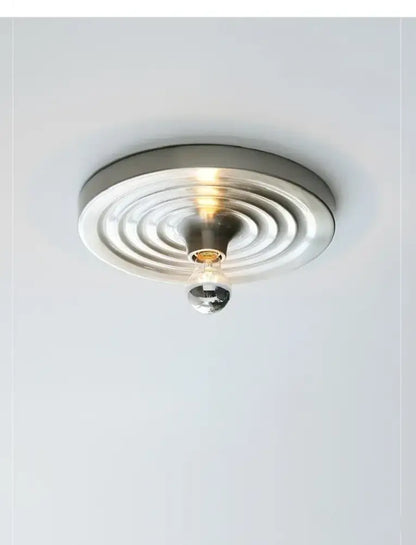 Modern brushed metallic bauhaus lamp bedroom wall light fixture
