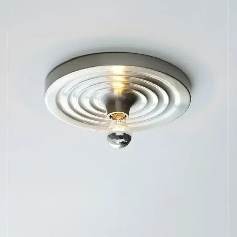 Modern brushed metallic bauhaus lamp bedroom wall light fixture