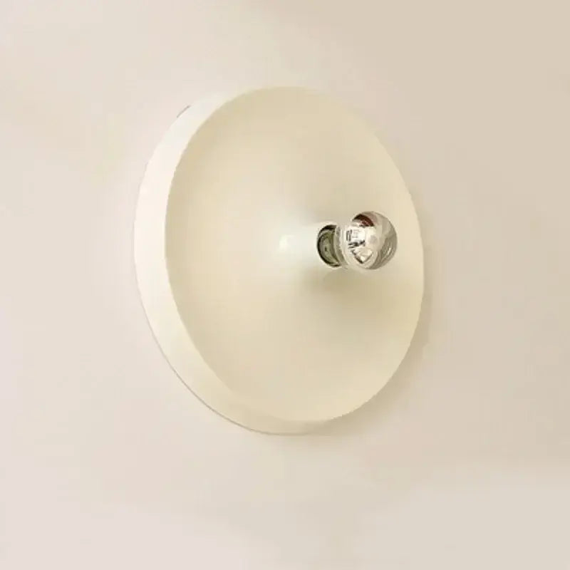 Modern brushed metallic bauhaus lamp bedroom wall light fixture