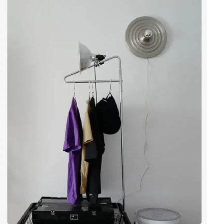 Modern brushed metallic bauhaus lamp bedroom wall light fixture