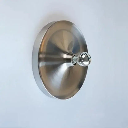 Modern brushed metallic bauhaus lamp bedroom wall light fixture