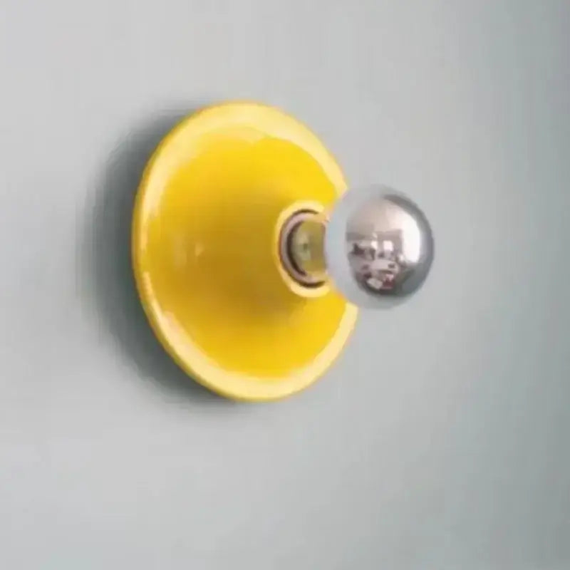 Modern brushed metallic bauhaus lamp bedroom wall light fixture