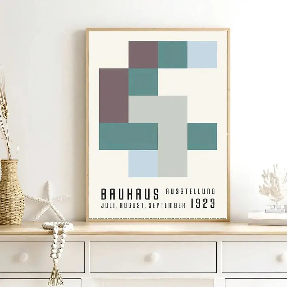 Minimalist black geometric wall art canvas living room decor