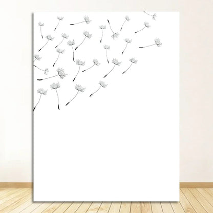DecorBites™ "Minimalist Dandelion Canvas Wall Art Set"