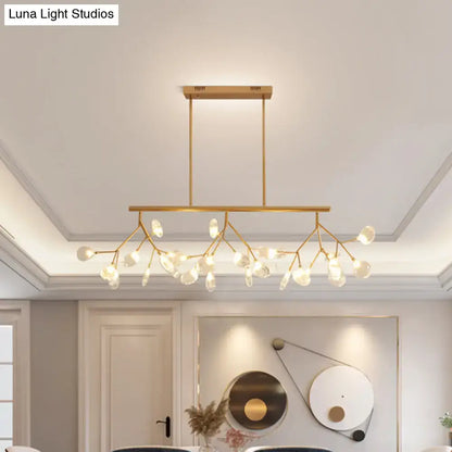 Minimalist black firefly glass lamp dining room 220v-240v chandelier