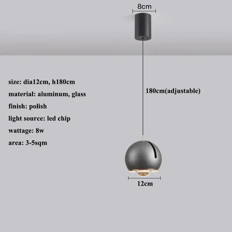 DecorBites™ Modern Adjustable LED Pendant Light