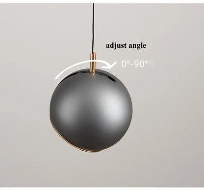 Modern gold and silver adjustable led pendant – dining room light